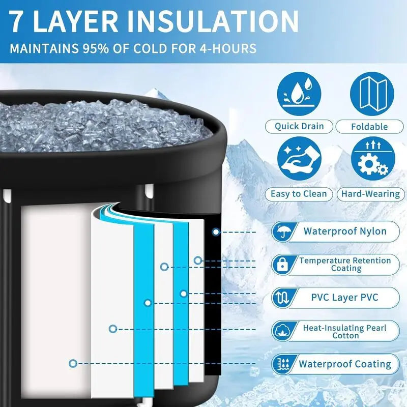 FROSTVAULT™ Foldable Cold Plunge Tub